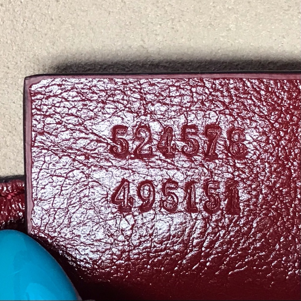 Gucci Red Quilted Medium Marmont Tote 524578 Bag - Picture 13 of 16